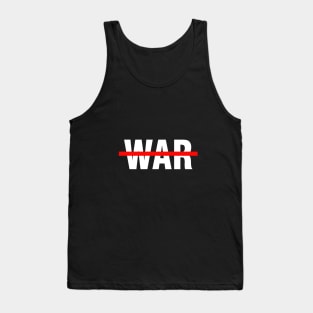 no more/stop the war Tank Top